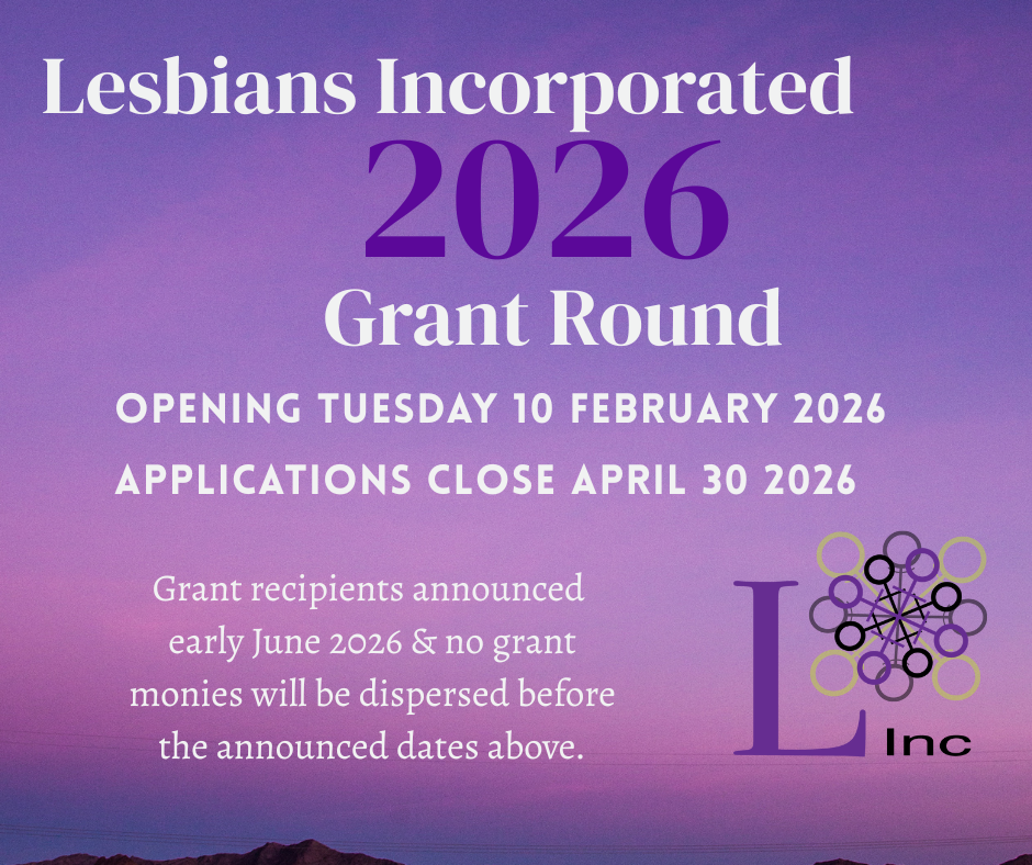 Community Grants from Lesbians Incorporated 2026